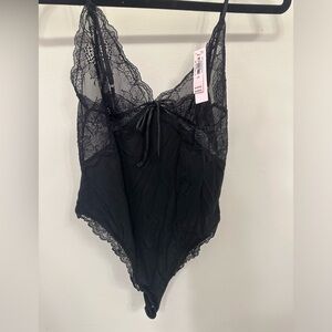 NWT Victorias Secret Modal & Lace plunge bodysuit